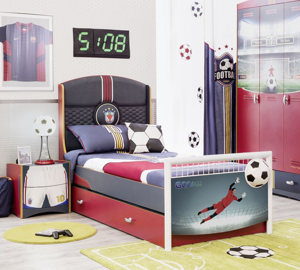 Dětský pokoj pro fotbalistu