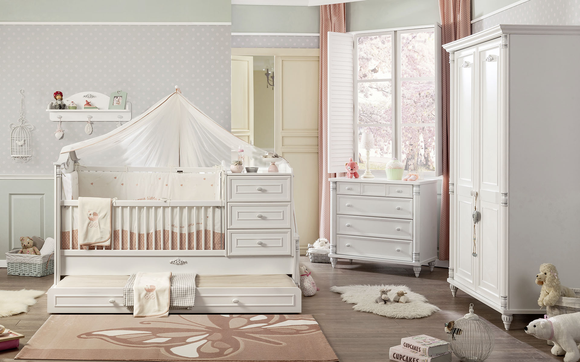Dětský pokoj pro miminko holčičku