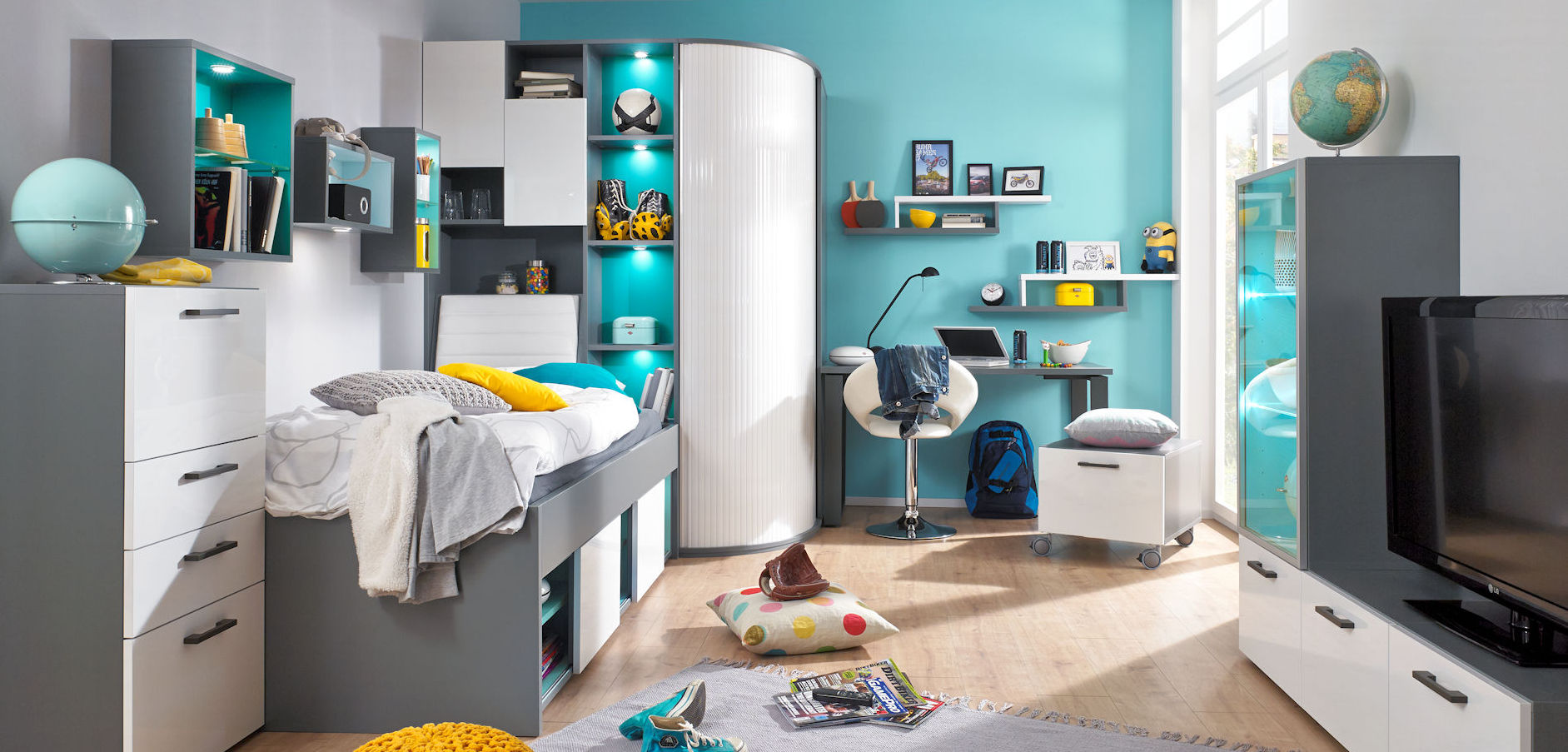 Moderní studentský nábytek Möbelfabrik Rudolf