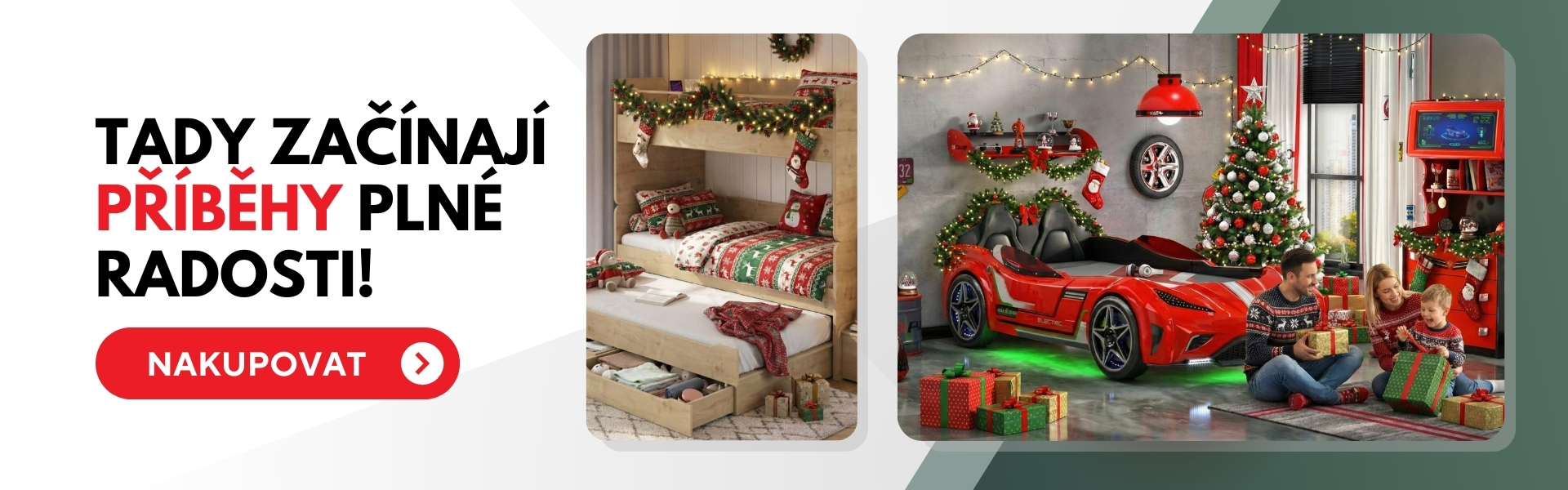 Vánoční nabídka dětského nábytku