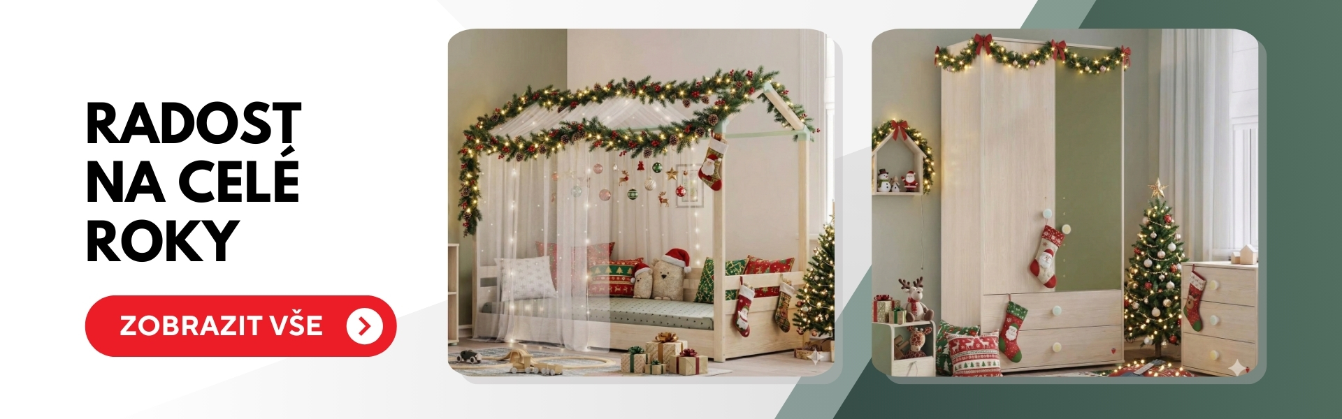 Vánoční výběr dětského nábytku