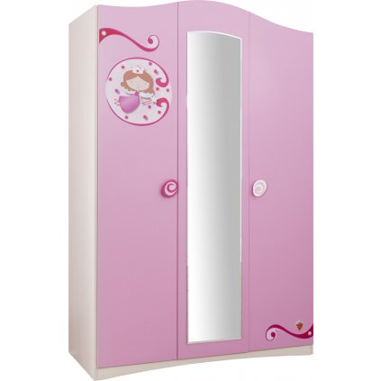 Dětská skříň třídveřová SL Princess