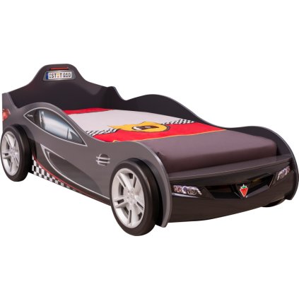 Dětská postel auto 90x190 cm Coupe černá