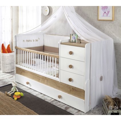 Dětská postýlka rostoucí Natura Baby