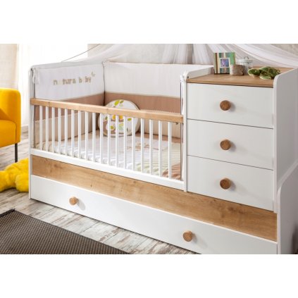 Dětská postýlka rostoucí Natura Baby SET