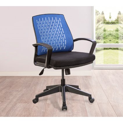Studentská židle na kolečkách Comfort modrá