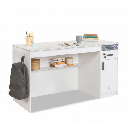 Studentský psací stůl větší White
