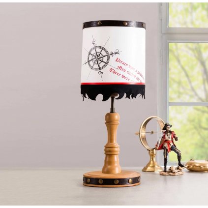 Dětská stolní lampa Black Pirate