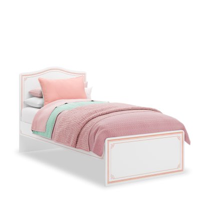 postel 100x200cm do pokoje pro holku selena pink