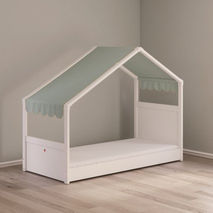 domeckova postel zelena montes white