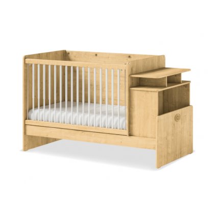 Dětská rostoucí postýlka Mocha Baby (70x115-70x145 cm) + matrace