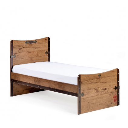 Dětská postel s matrací 100x200 cm Pirate
