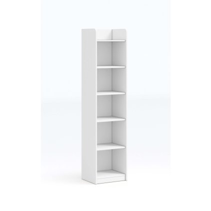 regal na knihy varia white