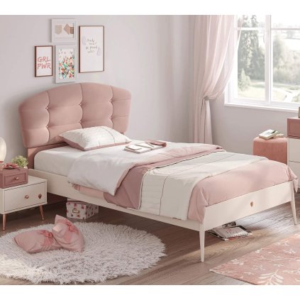 postel s calounenym celem 100x200 elegance