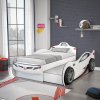 detska postel auto pro dva bila coupe friend