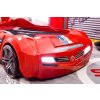 Dětská postel auto 90x195 cm BiTurbo červená