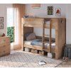 patrova postel se zebrikem 90x200cm mocha