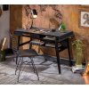 pisaci stol cierny dark metal line