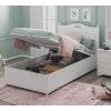 postel s uloznym prostorem rustic white
