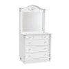 komoda se zrcadlem bila romantic