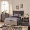 postel s uloznym prostorem space grey