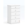 vyssi komoda bila varia white