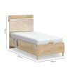 postel 100x200 ulozny prostor mocha