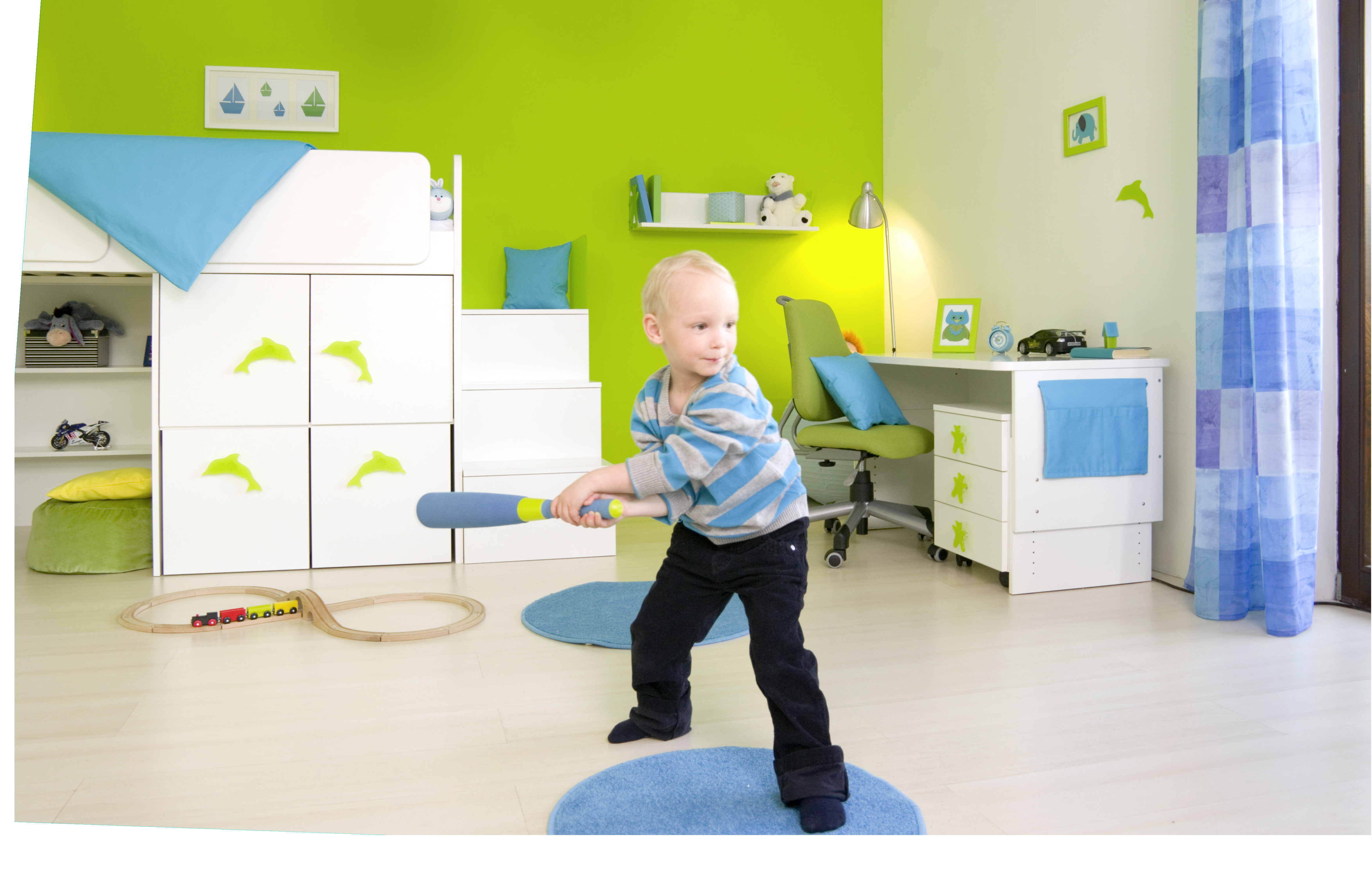 3D návrh detskej izby White