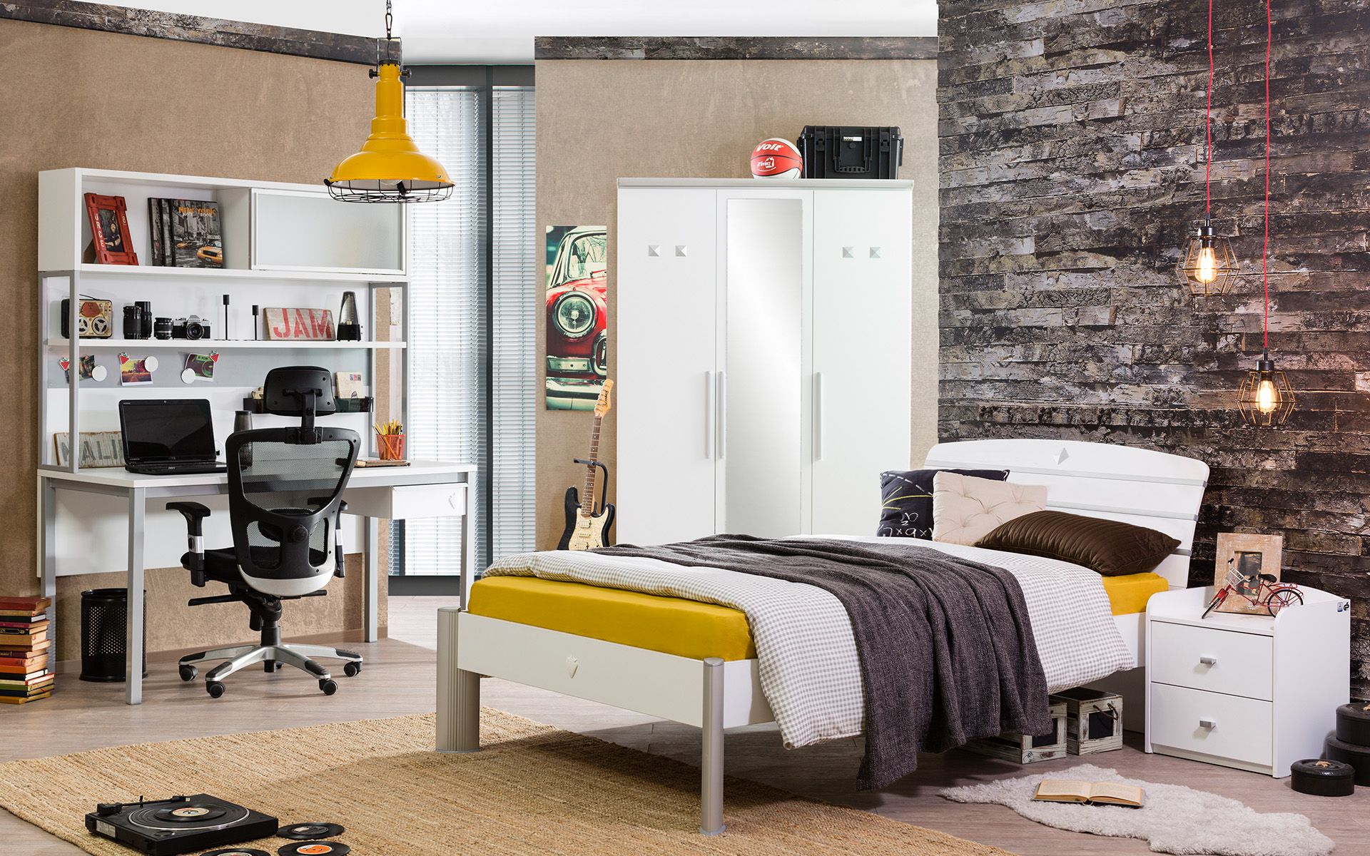 Pozor! Študentský nábytok Active White končí