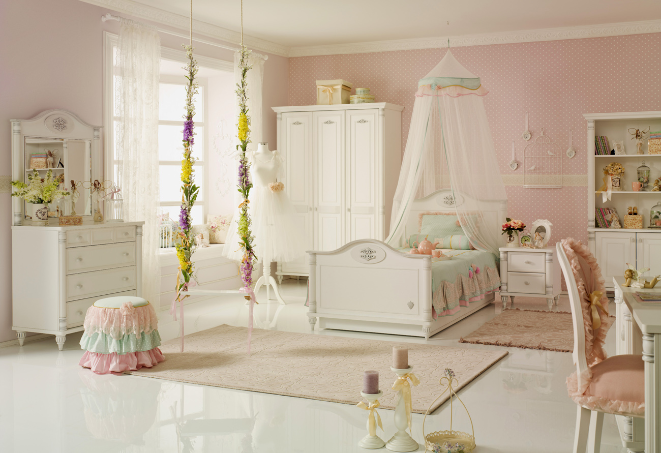 Dievčenská kolekcia nábytku Romantic