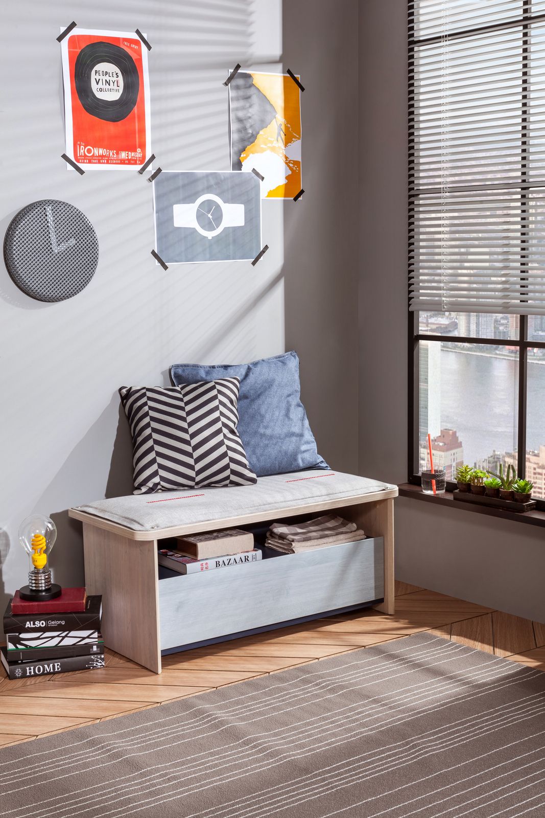 Taburety s úložným priestorom