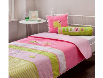 divci prehoz ruzovo zeleny love