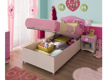 Posteľ s úložným priestorom 90x190 cm SL Princess