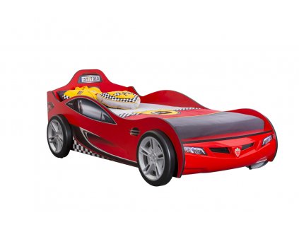 Detská posteľ auto 90x190 cm Coupe červená
