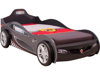 Detská posteľ auto 90x190 cm Coupe čierna