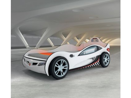 Detská posteľ auto 90x190 cm Coupe biela