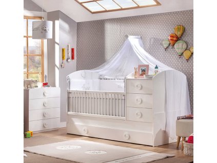 Detská rastúca postieľka Baby Cotton SET