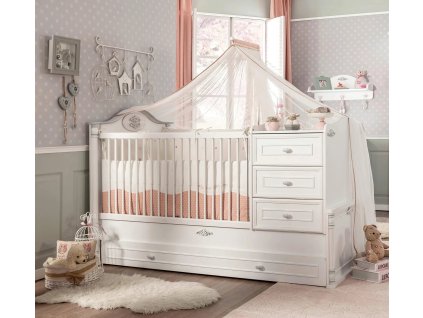 Detská rastúca postieľka Romantic Baby SET
