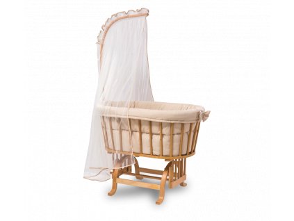 Košík pre bábätko hojdací drevený
