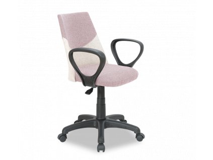 Študentská stolička Dual ružová