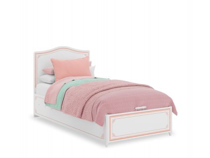 postel s uloznym prostorem do detskeho pokoje selena pink
