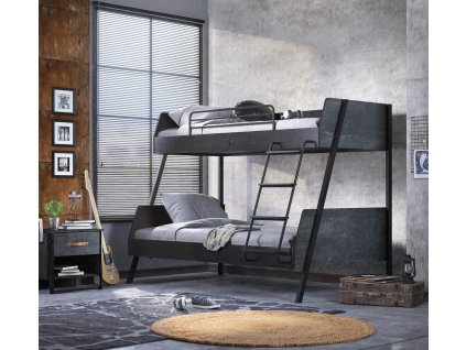 cerna patrova postel dark metal