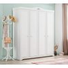 detska satni skrin ctyrdverova rustic white