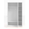 tridverova skrin bez zrcadla varia white