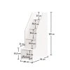 schody k patrove posteli white studio rozmery