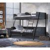 cerna patrova postel pro dve deti dark metal