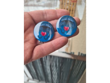 Valentýnská edice - Placičky Hezky pěšky - set 2 ks
