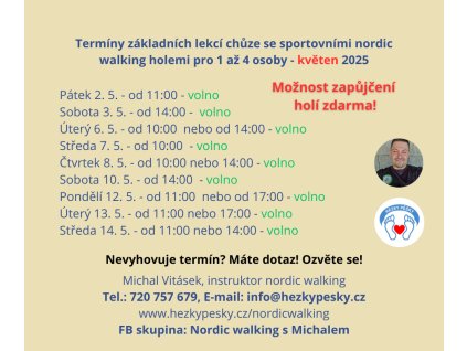 Termíny květen 2025