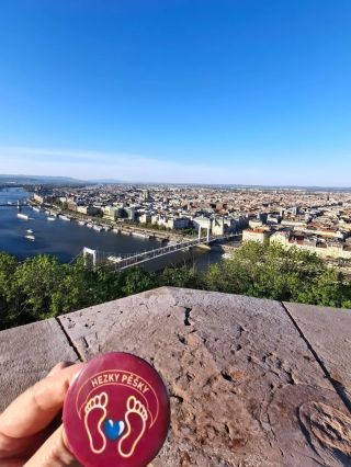 Budapešt ❤️ Díky Yvetě za krásný pozdrav 👋 #hezkypesky #budapest #trip #spring