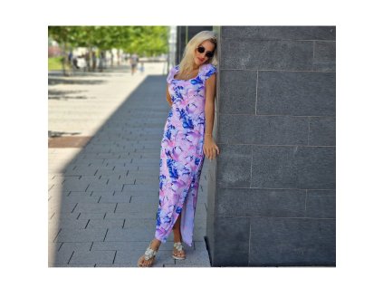 FRESH LOOK -1 | Dlouhé letní šaty s květinovým potiskem